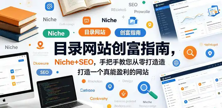 目录网站创富指南,Niche+SEO,手把手教您从零打造打造一个真能盈利的网站【原创双语字幕】-汇课新知资源网