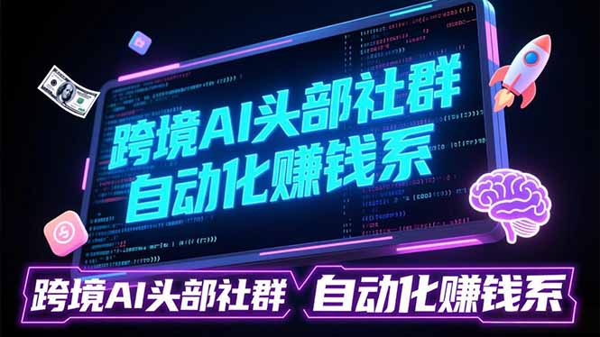 跨境AI头部社群前沿精选：聚焦可落地的AI实战经验，快速构建你的自动化赚钱系-汇课新知资源网
