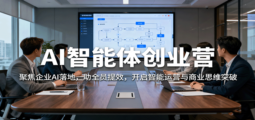 AI智能体创业营:聚焦企业AI落地,助全员提效,开启智能运营与商业思维突破-汇课新知资源网