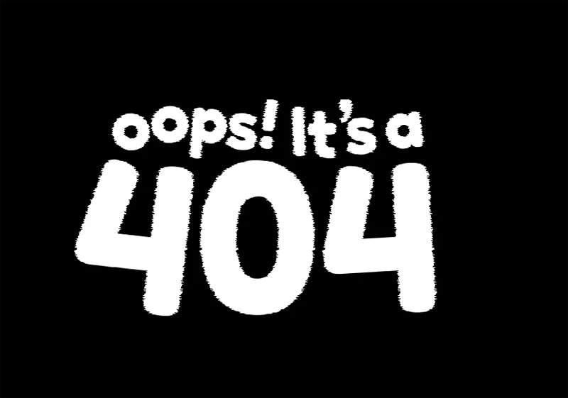 文字抖动动画特效404错误页面HTML源码-汇课新知资源网