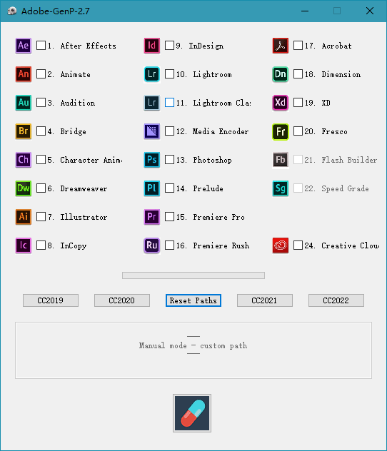 Adobe 通杀补丁 GenP/Zii-汇课新知资源网