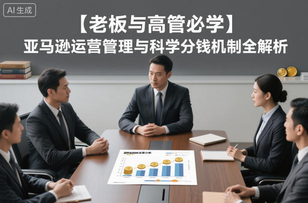 【老板与高管必学】亚马逊运营管理与科学分钱机制全解析-汇课新知资源网