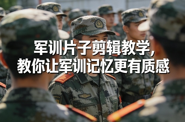 军训片子剪辑教学，教你让军训记忆更有质感-汇课新知资源网
