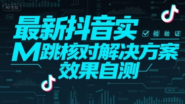 最新抖音实M跳核对解决方案，效果自测-汇课新知资源网