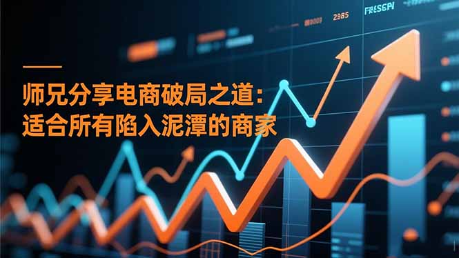 师兄分享电商破局之道:适合所有陷入泥潭的商家-汇课新知资源网