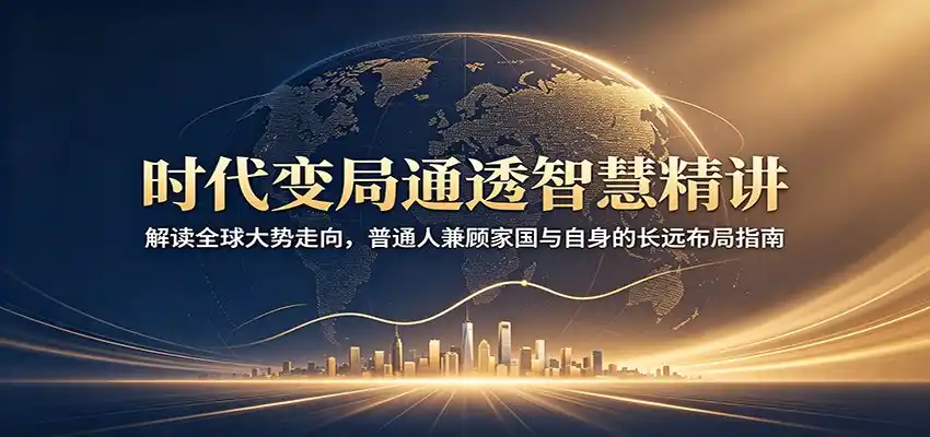 时代变局通透智慧精讲:解读全球大势走向,普通人兼顾家国与自身的长远布局指南-汇课新知资源网