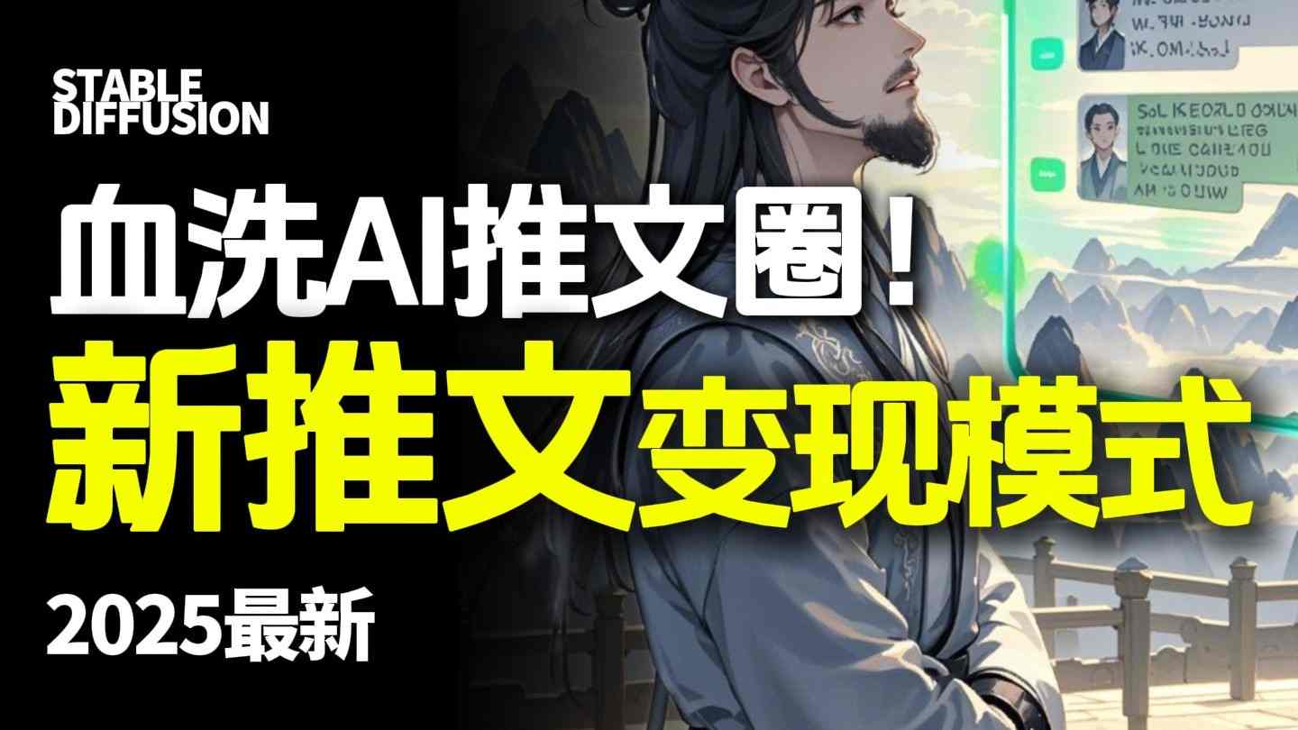最新AI动态电影漫画小说推文,全流程实操教学,小白也能月入1W+-汇课新知资源网