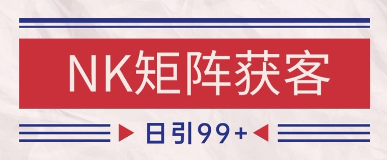 小红书某音NK赛道引流获客 自热矩阵日引200+【揭秘】-汇课新知资源网
