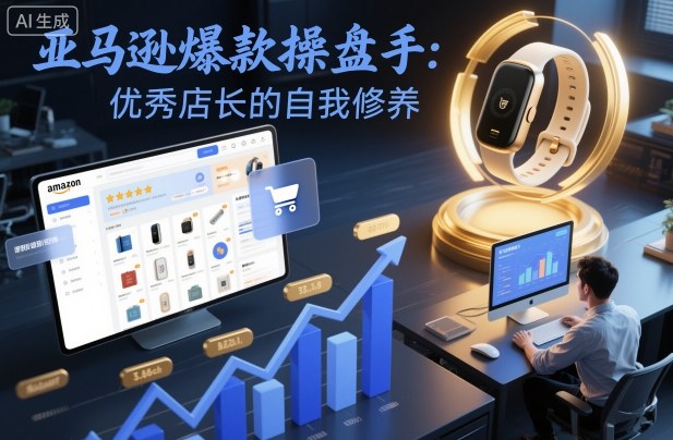 亚马逊爆款操盘手：优秀店长的自我修养-汇课新知资源网