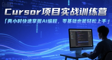 Cursor项目实战训练营，两小时快速掌握AI编程，零基础也能轻松上手-汇课新知资源网