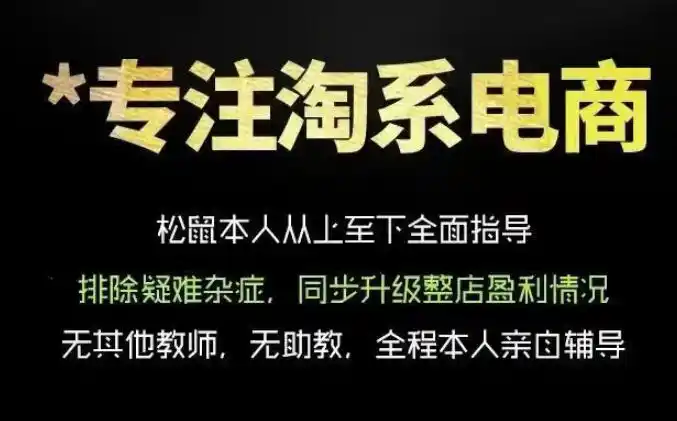 松鼠会电商VIP课程,从基础布局到高阶优化,助你掌握淘宝运营逻辑,提升店铺流量与转化(更新0703)-汇课新知资源网