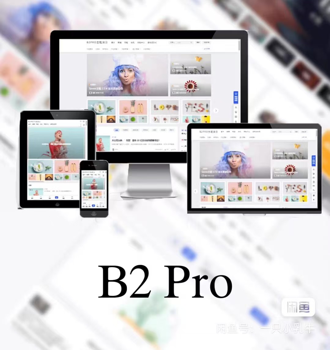 最新版7B2 PRO主题5.4.2 免授权开心版源码-汇课新知资源网