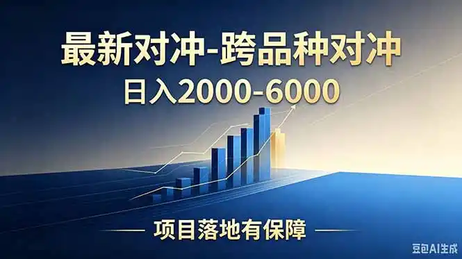 跨品种对冲震撼首发!日收益2000-6000+,项目绿色长久,安全稳健,合规靠谱,可批量放大-汇课新知资源网