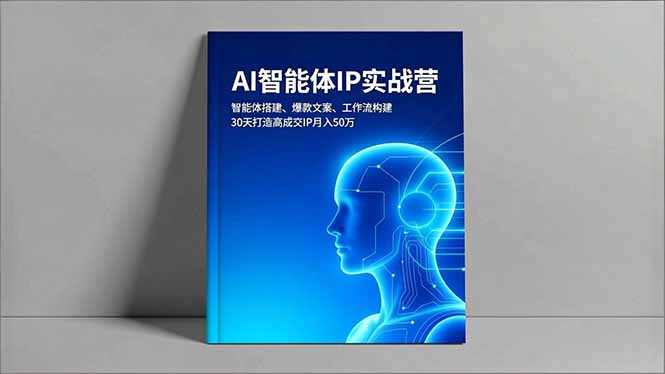 AI智能体IP实战营，智能体搭建、爆款文案、工作流构建，30天打造高成交IP月入50万-汇课新知资源网