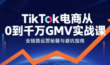 三千老师·TikTok电商从0到千万GMV实战课-汇课新知资源网