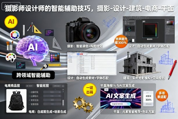 摄影师设计师的智能辅助技巧,摄影-设计-建筑-电商-平面-汇课新知资源网