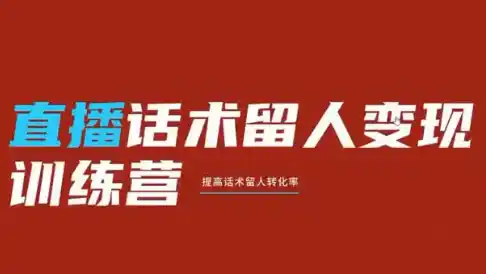 纹汐·直播话术留人变现训练营