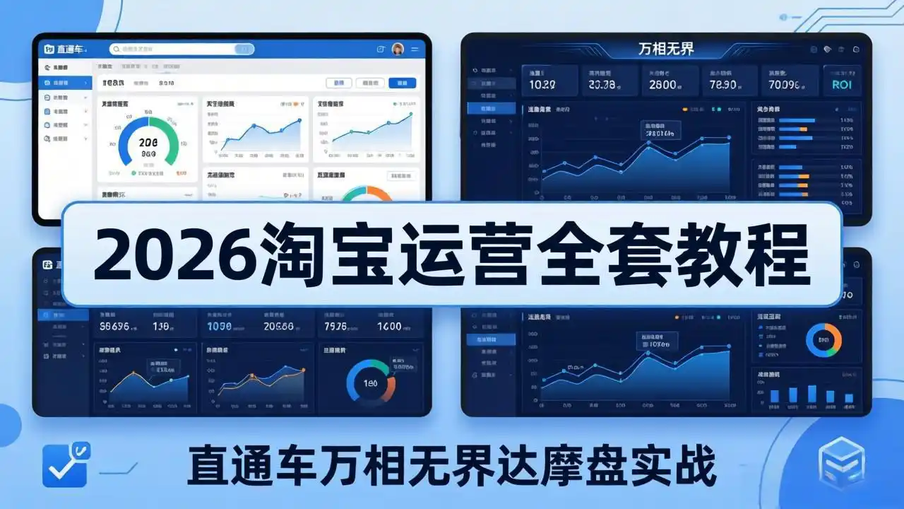 2026淘宝运营全套教程(更新7月-汇课新知资源网