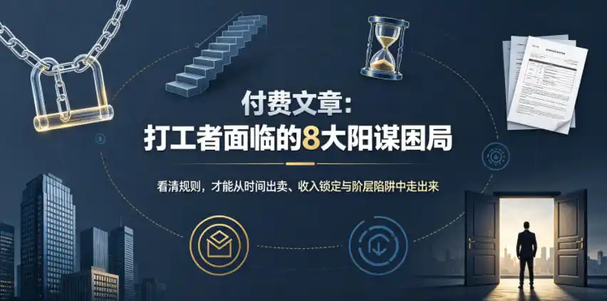 付费文章：打工者面临的8大阳谋困局-汇课新知资源网