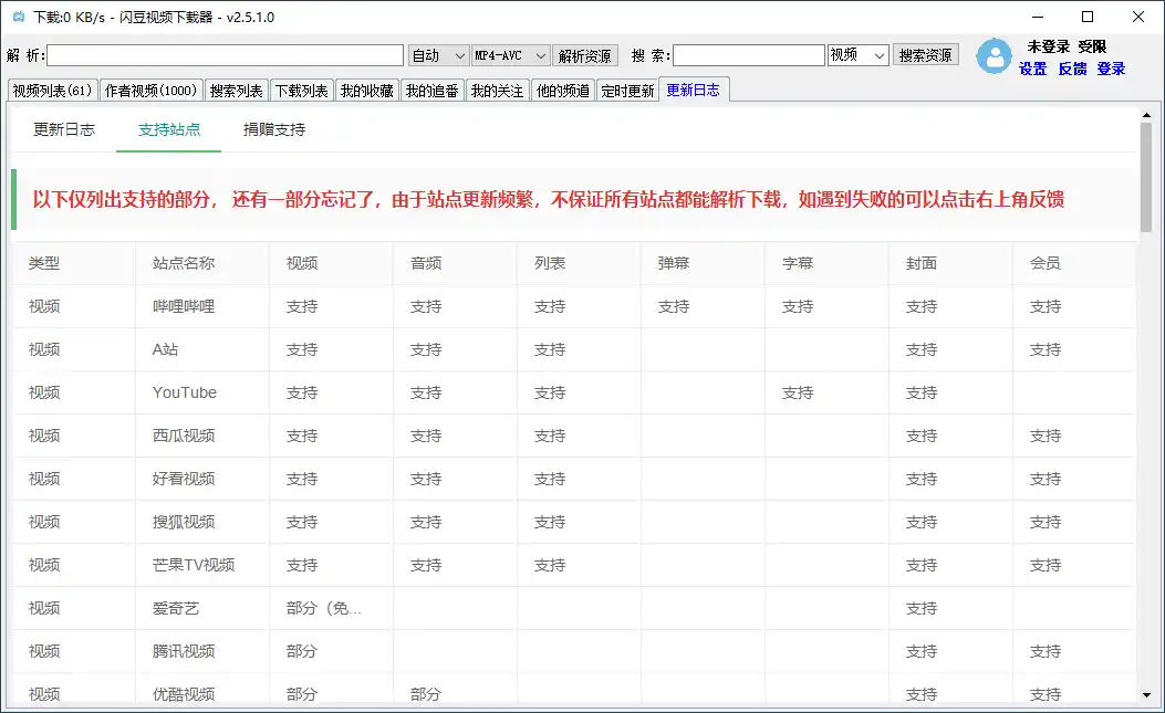 闪豆多平台视频下载器v20260520绿色版 闪豆多平台视频下载器v20260520绿色版