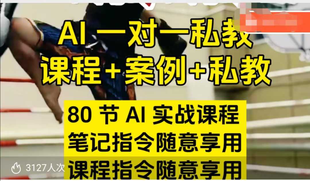 AI指令实战课，课程+案例，80节AI实战课程，笔记指令随意享用，课程指令随意享用(更新7月)-汇课新知资源网
