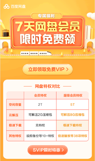 免费领取百度网盘SVIP入口分享-汇课新知资源网