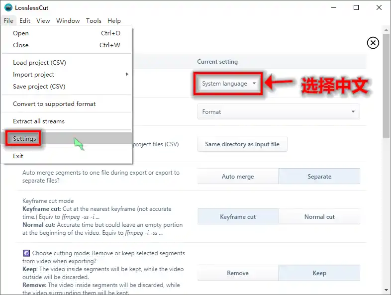 LosslessCut无损剪辑v3.69.0绿色版