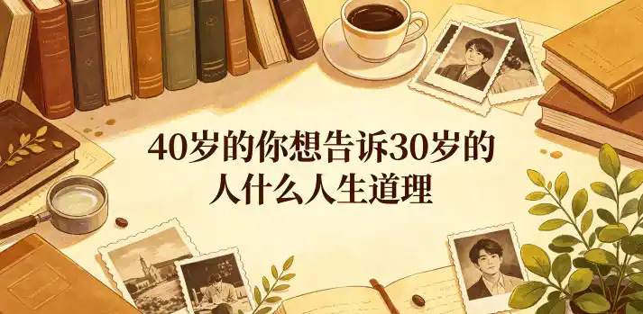 公众号付费文章：40岁的你想告诉30岁的人什么人生道理？-汇课新知资源网