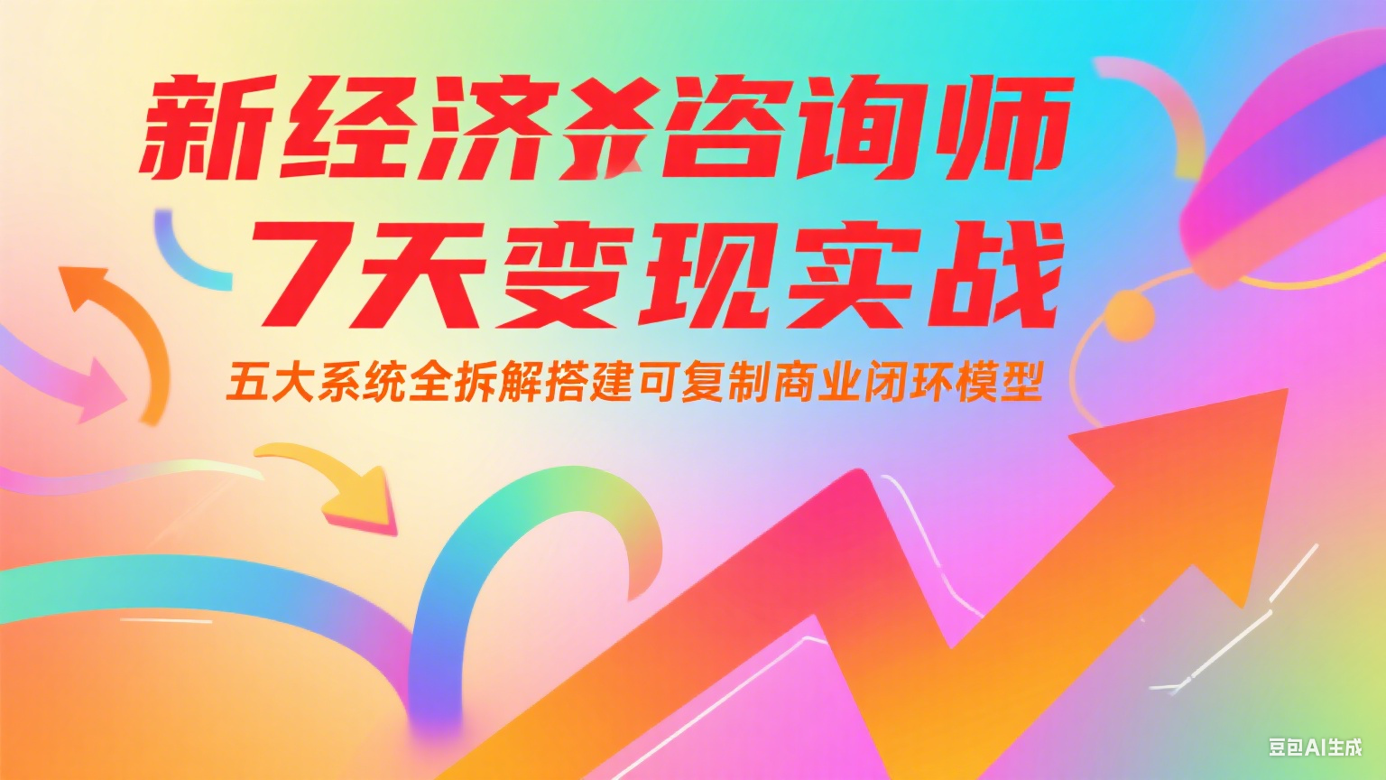 新经济咨询师 7 天变现实战：五大系统全拆解搭建可复制商业闭环模型-汇课新知资源网