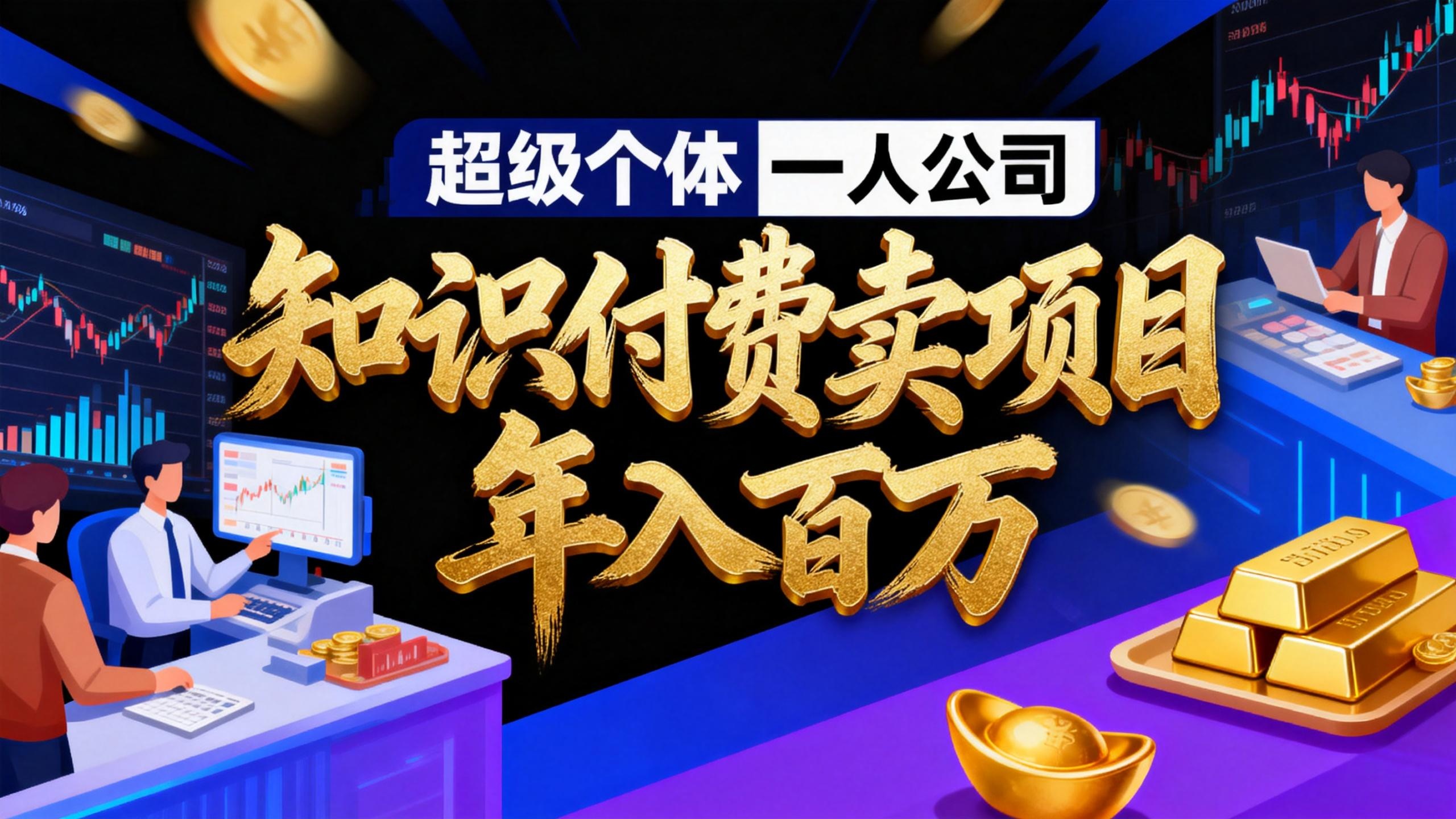2026年“超级个体一人公司”私域卖项目年入百万,个人IP-精准引流-项目包装-转化成交-汇课新知资源网