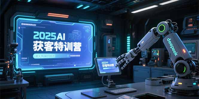 2025AI获客特训营，AI图文视频全制作，deepseek工具实操教学-汇课新知资源网