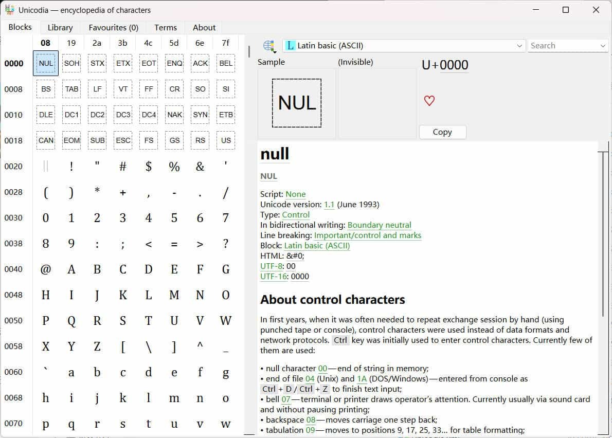 Unicode字符查询Unicodia v3.0.8绿色版-汇课新知资源网