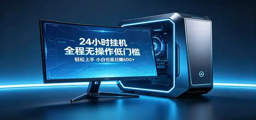 三角洲自动跑刀,纯自动挂机项目,零基础小白躺赚无忧-汇课新知资源网