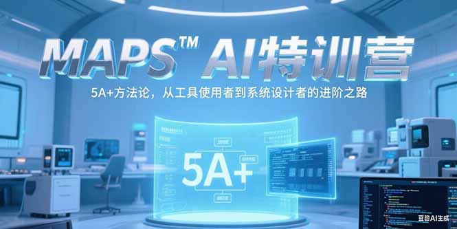 MAPSAI特训营，掌握 5A+方法论，从工具使用者到系统设计者的进阶之路-汇课新知资源网