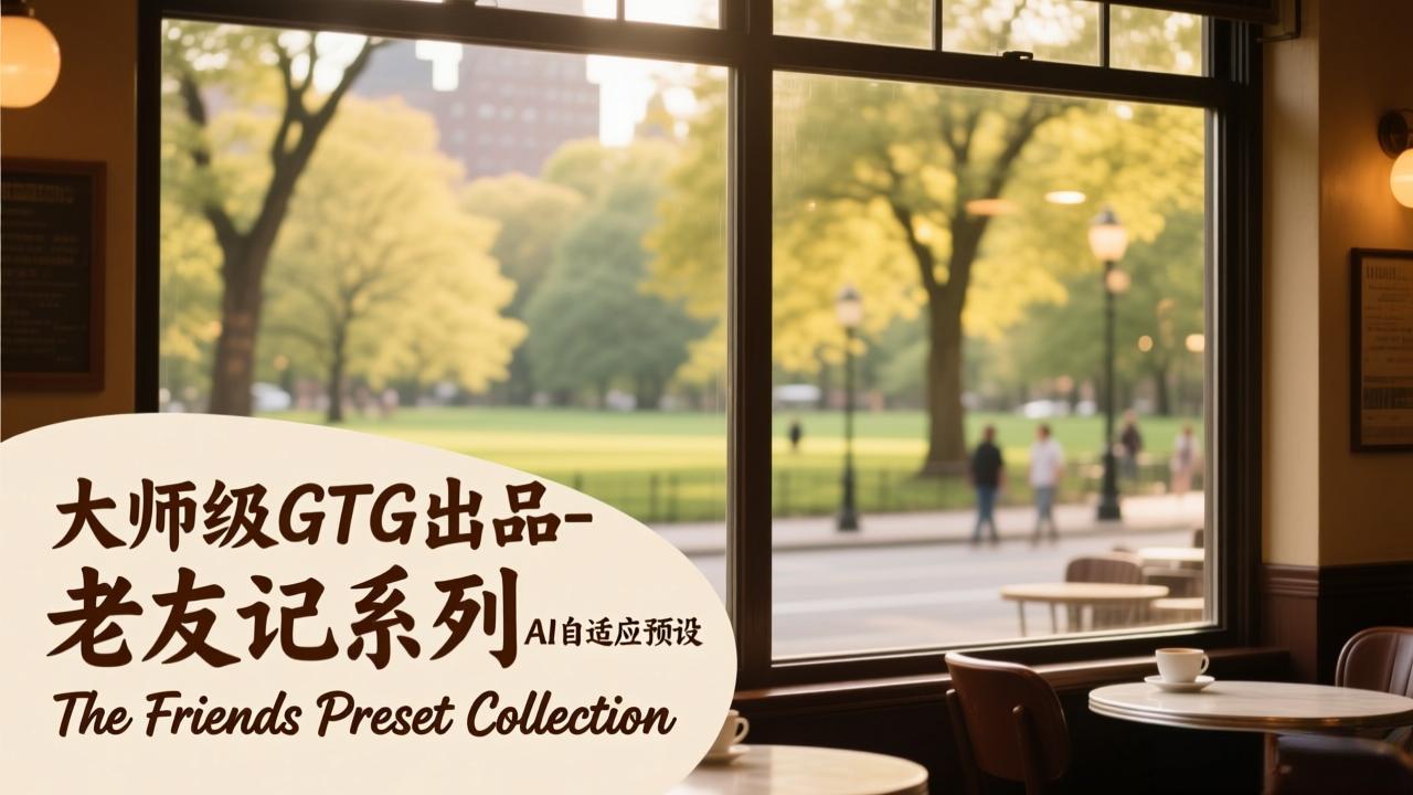 大师级GTG出品-老友记系列AI自适应预设The Friends Preset Collection-汇课新知资源网